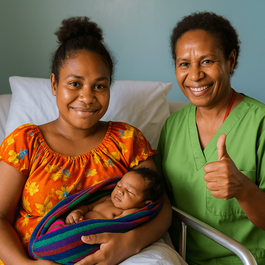 Supportive image for post-natal introduction